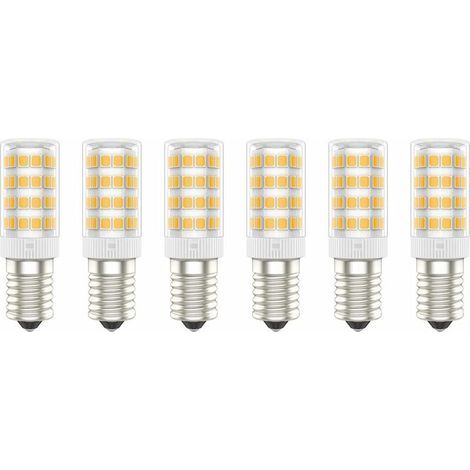 Ampoules LED E14, 5W (Équivalent à 50W), Blanc Chaud (3000K), AC220-240V, Sans Scintillement, Non Dimmable, 300 Lumens, IRC80, Pack de 6 - (Blanc Chaud, 5W) [Classe énergétique A+] (1/4)