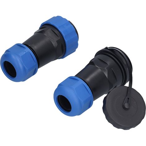 Prise aviation étanche SP28 IP68 résistante oxydation PA66 PA6 12 broches soudure câble communication (1/5)
