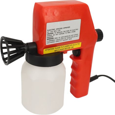Beyamis Pistolet à peinture électrique 600 ml à brume uniforme, multifonctionnel et portable. (1/5)