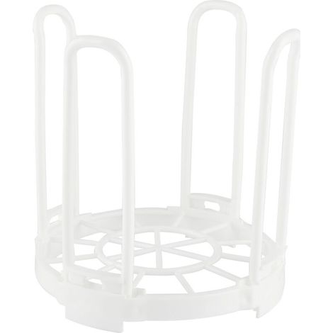 Étagère de Rangement de Cuisine en Plastique Pliable, Blanc, Idéale pour Vaisselle Sèche et Organisateur de Cuisine (1/5)