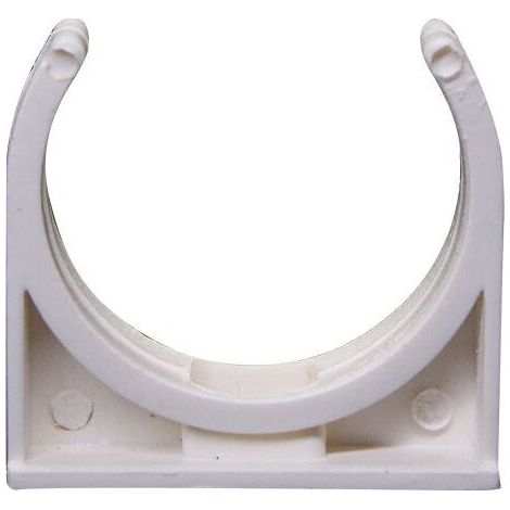 100 Pièces Clips de Fixation pour Tuyaux PVC 50mm, Supports Blancs pour Conduites d'Eau PEX et Plateaux TV, Diamètre Extérieur 50mm/1.97 Pouces (1/5)