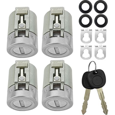 Suitable for 4 door lock cylinders of Chevrolet GMC vehicles, OE: 706591 15026223 598007 (1/4)