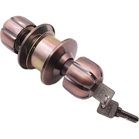 Bouton de porte Poignée sphérique en alliage de zinc robuste Design classique lisse pour chambre et salle de bain Type3 Installation facile (1/5)