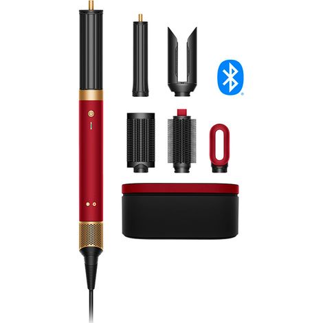 DYSON MODELADOR AIRWRAP CO ANDA 2X LISO+OND RED VELVET/GOLD