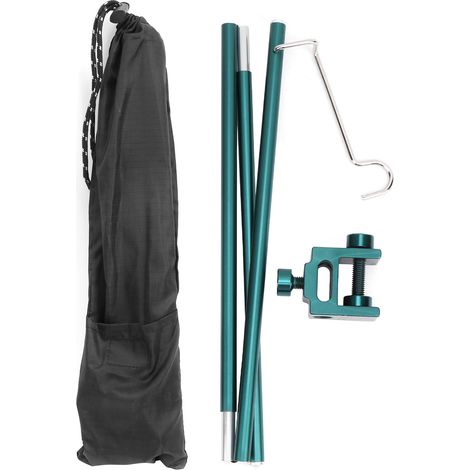 Support de lampe pliable en aluminium pour camping, support d'éclairage suspendu portable extérieur (1/5)
