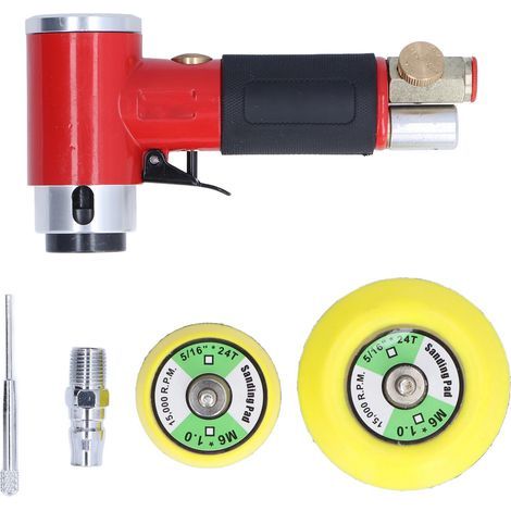 Mini pneumatic sander for aluminum alloy and PVC pneumatic sander and polisher suitable for fine sanding of spots (1/5)