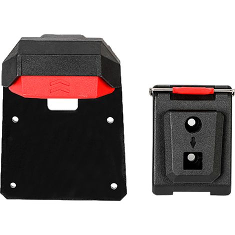 Clip y enganche para bolsa de herramientas, 107 x 82 x 55 mm