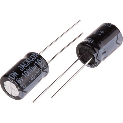 Condensateur RS PRO 1000µF, 16V c.c.