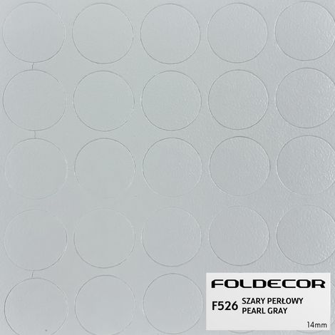 Tappi autoadesivi da 14 mm grigio perla (foglio da 25) (1/5)