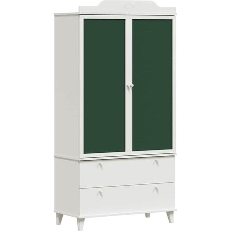 Maison Exclusive - Armadio con Lavagna con cassetto ROROS Bianco 90 x 45 x 180 cm