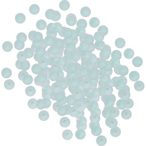 Frosted Beads Resin DIY Hand‑Made Jewelry Making Supplies Bracelet Material Accessories 8mmGreen (1/5)