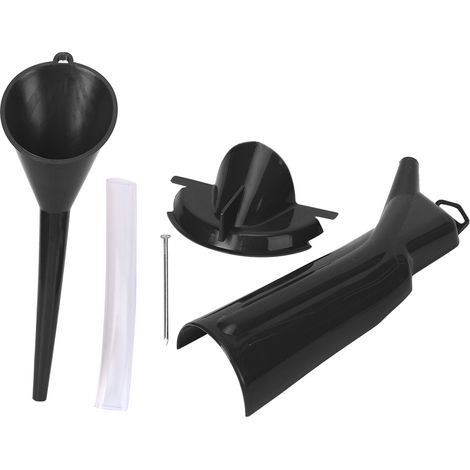 Ölfiltertrichter-Set mit Tropfstopp für Motorräder (Schwarz) (1/5)