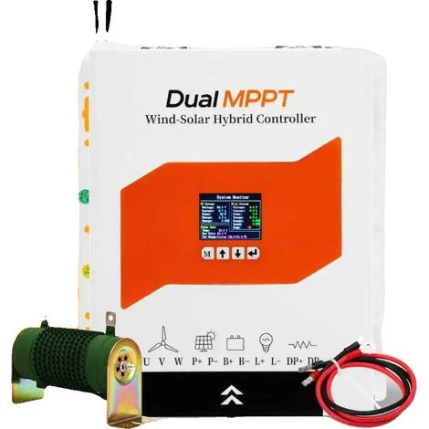 Regolatore di energia ibrido, carico MPPT, monitoraggio in tempo reale, controllo DMPPT da 6 kW - a, 12 V 24 V - b (1/2)
