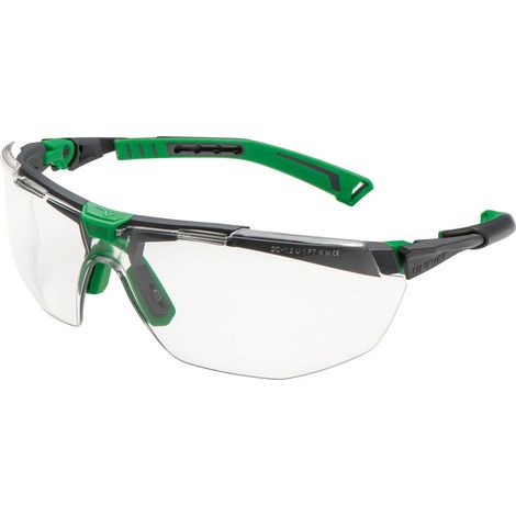 Univet Schutzbrille 5X1030000 EN 166 EN 170 FT KN Bügel dunkelgrau / grün Scheibe klar Polycarbonat - 5X1030000 (1/5)