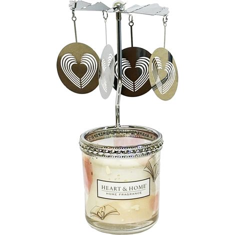 Coffret bougie Heart and Home Love Story avec son Carrousel (1/3)