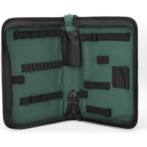 Sacoche à outils en tissu Oxford pour accessoires de quincaillerie et pièces industrielles robustes (265 x 145 x 50 mm) (1/5)
