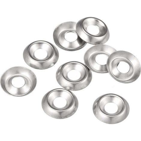 Rondelle Cuvette Tasse Rondelle Fraisé 8 304 Inox Acier pour Vis Boulon 100pcs