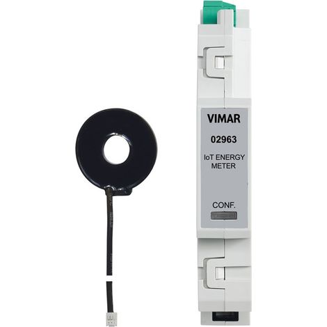 Mesure d'énergie connectée Vimar IOT monophasé 02963 (1/2)