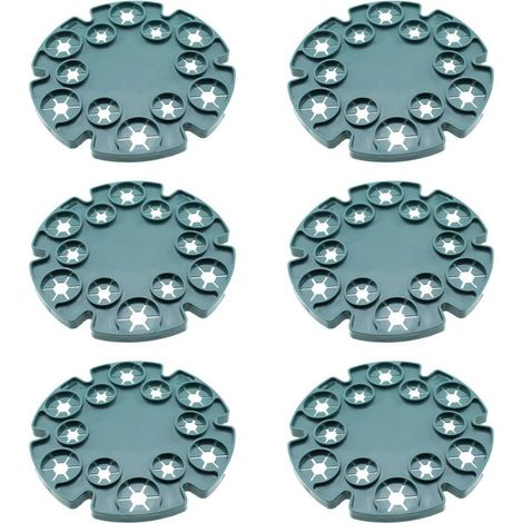 Lot de 6 supports pour tiges de bambou, plantes grimpantes, plants de tomates, concombres, clématites (1/5)
