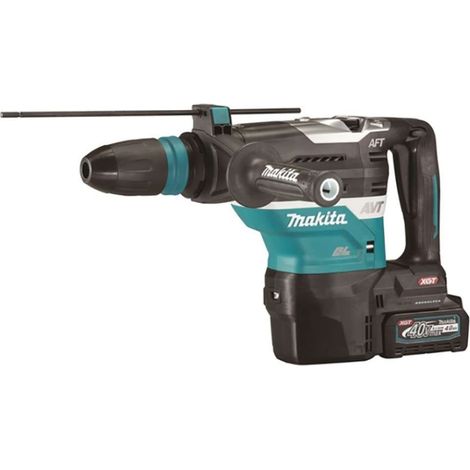 Martello perforatore SDS+ 40V Max XGT - MAKITA - con 2 batterie 40V 4.0Ah - caricabatterie - Bluetooth - MakPac - DC40RA - HR005GM202 (1/5)