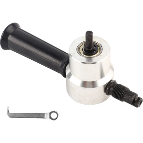 Beyamis Grignoteuse à tôle manuelle 160A, scie à double tête, outil de coupe de métal, accessoire pour perceuse électrique (1/5)