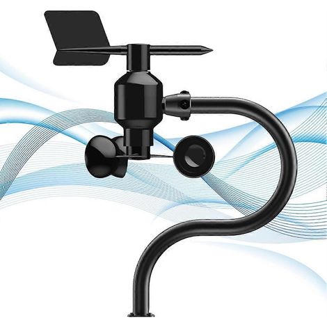 Capteur de vitesse du vent 0-60 m/s, transmetteur de direction du vent en polycarbonate à 360°, transmetteur de surveillance pour station météorologique agricole. (1/5)
