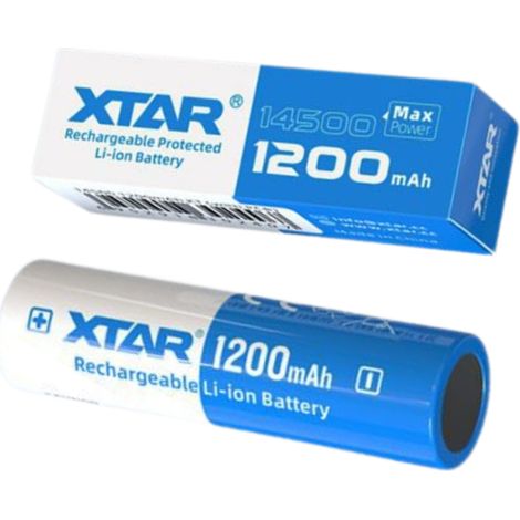 Batería Xtar con protección 14500 1200 mAh (1/2)