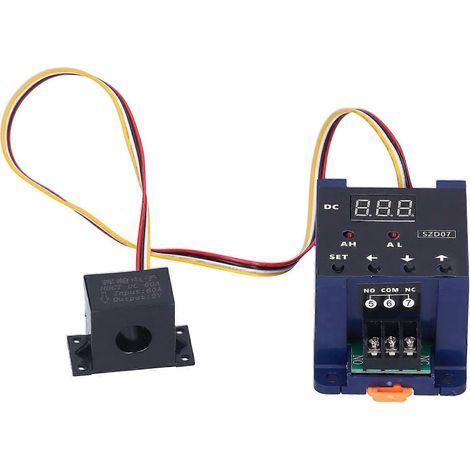 Digitalanzeige-Amperemeter mit Strommessschalter und Überlastschutz SZD07 DC8-35V