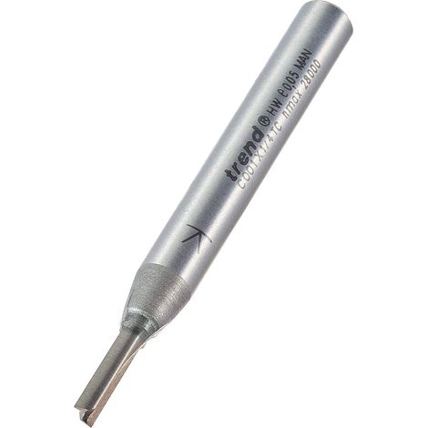 C001 X 1/4 Tct Two Flute Cutter 3.2Mm X 9.5Mm (1/5)
