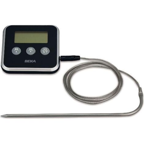 Beka Exacto termometro da cucina con timer nero