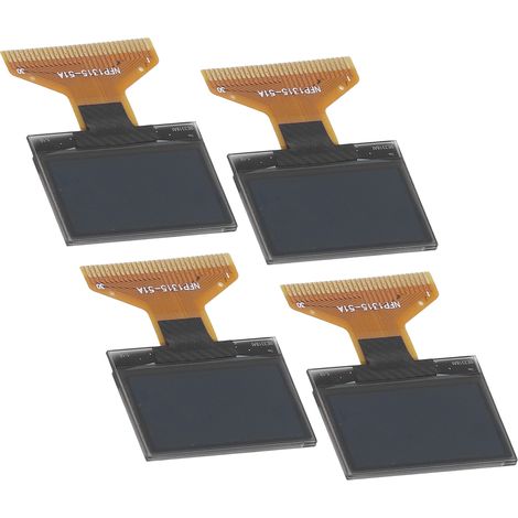 Lot de 4 modules écran LCD OLED 0,96 pouces 128x64 fin et léger 30 broches SPI IIC pour remplacement (1/5)