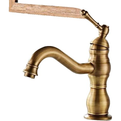 Grifo de lavabo, latón, acabado cromado, Antique Court (1/2)