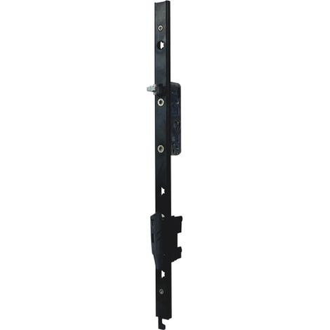 Kintech – Crémone à crochet pour coulissant PVC – Longueur 295mm – Acier zingué – Système anti-fausse manœuvre – Centreurs inclus