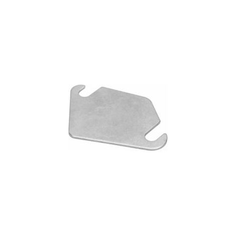 Plaque EGR, plaque de vanne EGR automobile, joint EGR en acier inoxydable, plaque d'obturation EGR, plaque de fermeture EGR pour moteurs 1.4 et 1.6 (sans trou) (1/2)