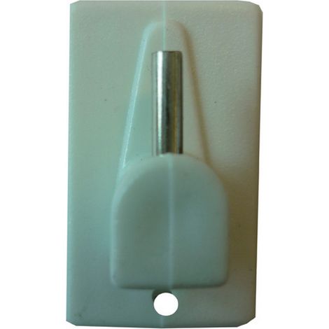 cf 4 pz di supporti adesivi per bris-bris bianco supporto per tende tendaggio (1/2)