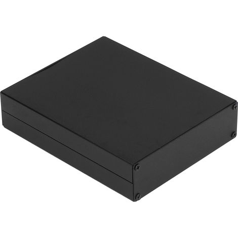 Boîtier de jonction électrique étanche en aluminium, type split, pour bricolage, noir, 33 x 114 x 140 mm (1/5)