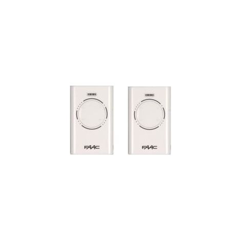 4-Kanal-Fernbedienung 868 MHz – Rolling Code – 3V-Stromversorgung mit CR2032-Batterien – 2er-Pack für FAAC-Antriebe (1/4)