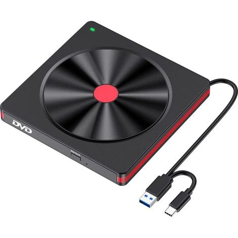 Lecteur optique, graveur de DVD externe pour ordinateur portable USB 3.0 (1/5)