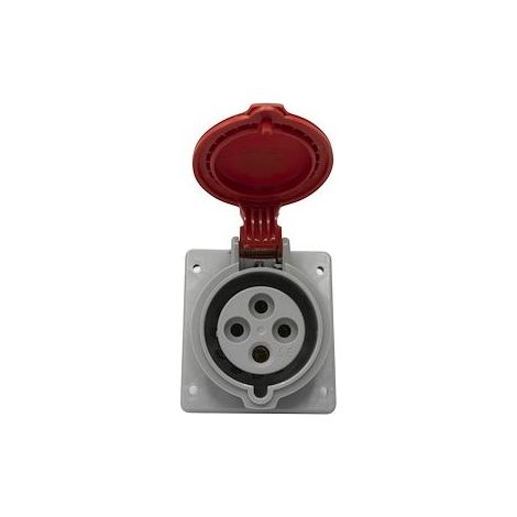 Legrand 555288 Fixed socket with standard spacing P17 IP44 32A - 380V to 415V - 3P+T