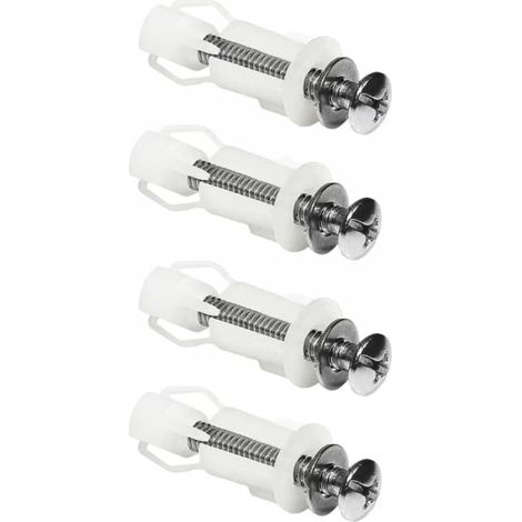 Vis d'expansion pour couvercle de toilette, vis et boulons universels pour siège de toilette, accessoires pour couvercle de toilette.