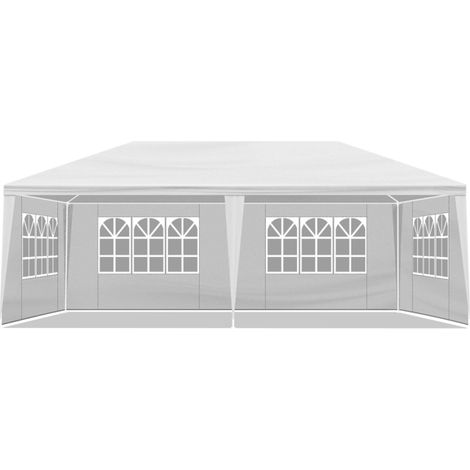 Spacious 10x20 Outdoor Party Tent for Events,Weddings,and Gatherings-Durable Waterproof with Removable Sidewalls and Windows