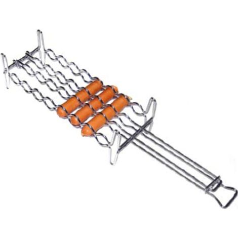 GRIGLIA PER SALSICCIA 11X30 CM CROMATA
