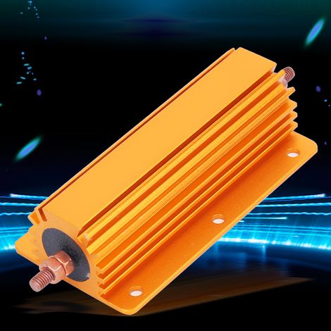 Résistance haute puissance RX24 200 W 4 Ω, boîtier en aluminium, pour équipements électriques industriels. (1/5)