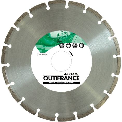 Disco de diamante de construcción Ø 115 x 22 mm OUTIFRANCE
