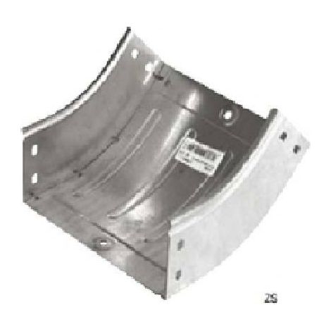 Curva salita 45 portacavi acciaio zincato zs h80 b100 sati cs45 1041202