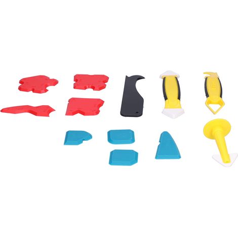 Pelle à colle en silicone, racloir pour joints de carrelage, outils de finition pour sols et angles (1/5)