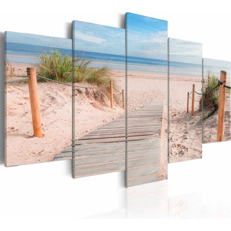Tableau matinée sur la plage - 200 x 100 cm (1/4)