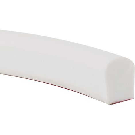 JSSEVN - Waterproof strip for bathroom - Waterproof threshold - White silicone - 1m