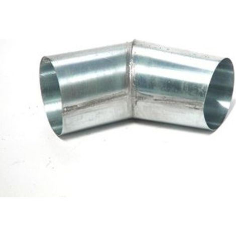 Rheinzink coude en zinc soudé 80 mm 45 (1/2)