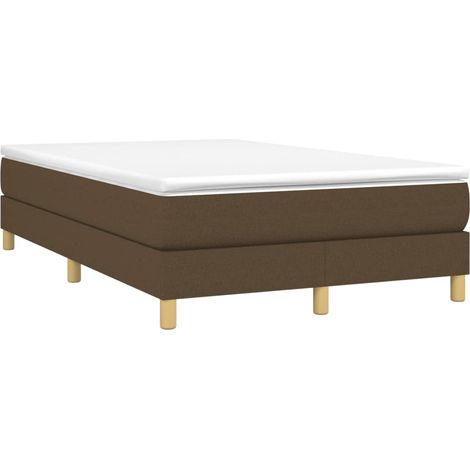 Maison Exclusive - Boxspringbett mit Matratze Dunkelbraun 120x190